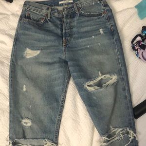 GRLFRND Karolina butt rip jeans